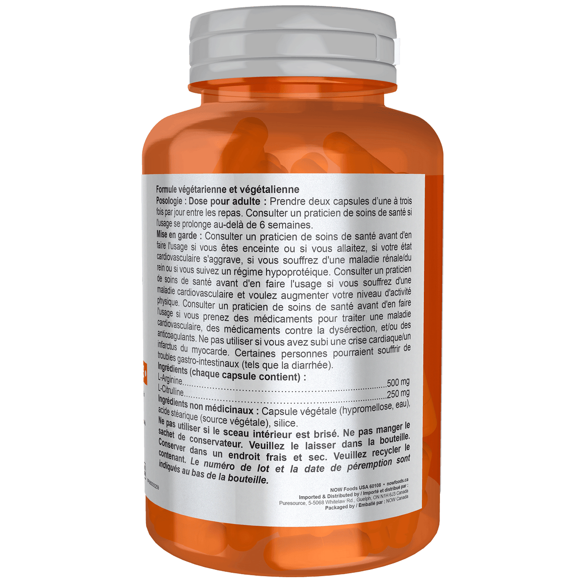 L-Arginine & L-Citrulline Veg Capsules