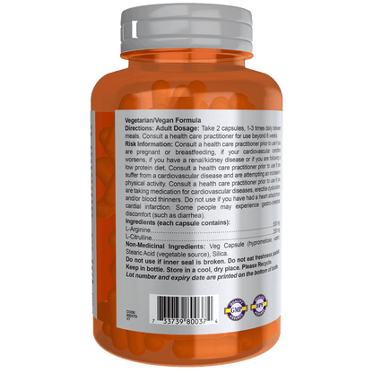 L-Arginine & L-Citrulline Veg Capsules