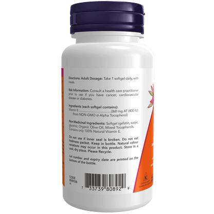 E-400 Mixed Tocopherols Softgels
