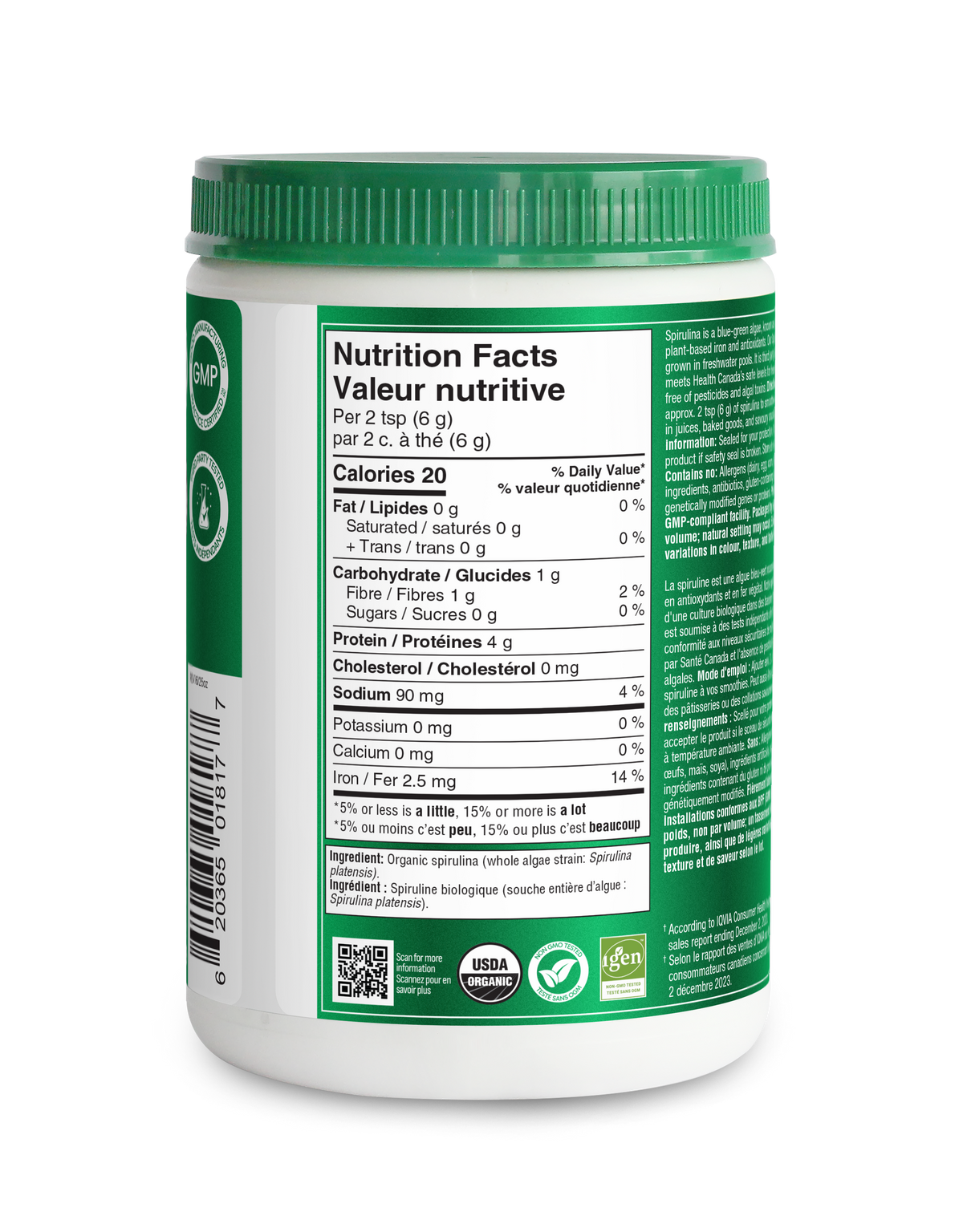 Organic Spirulina Powder