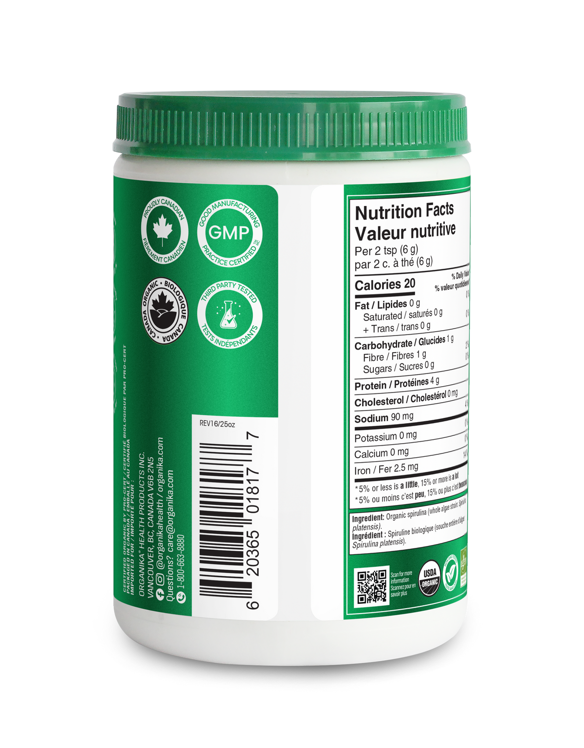 Organic Spirulina Powder