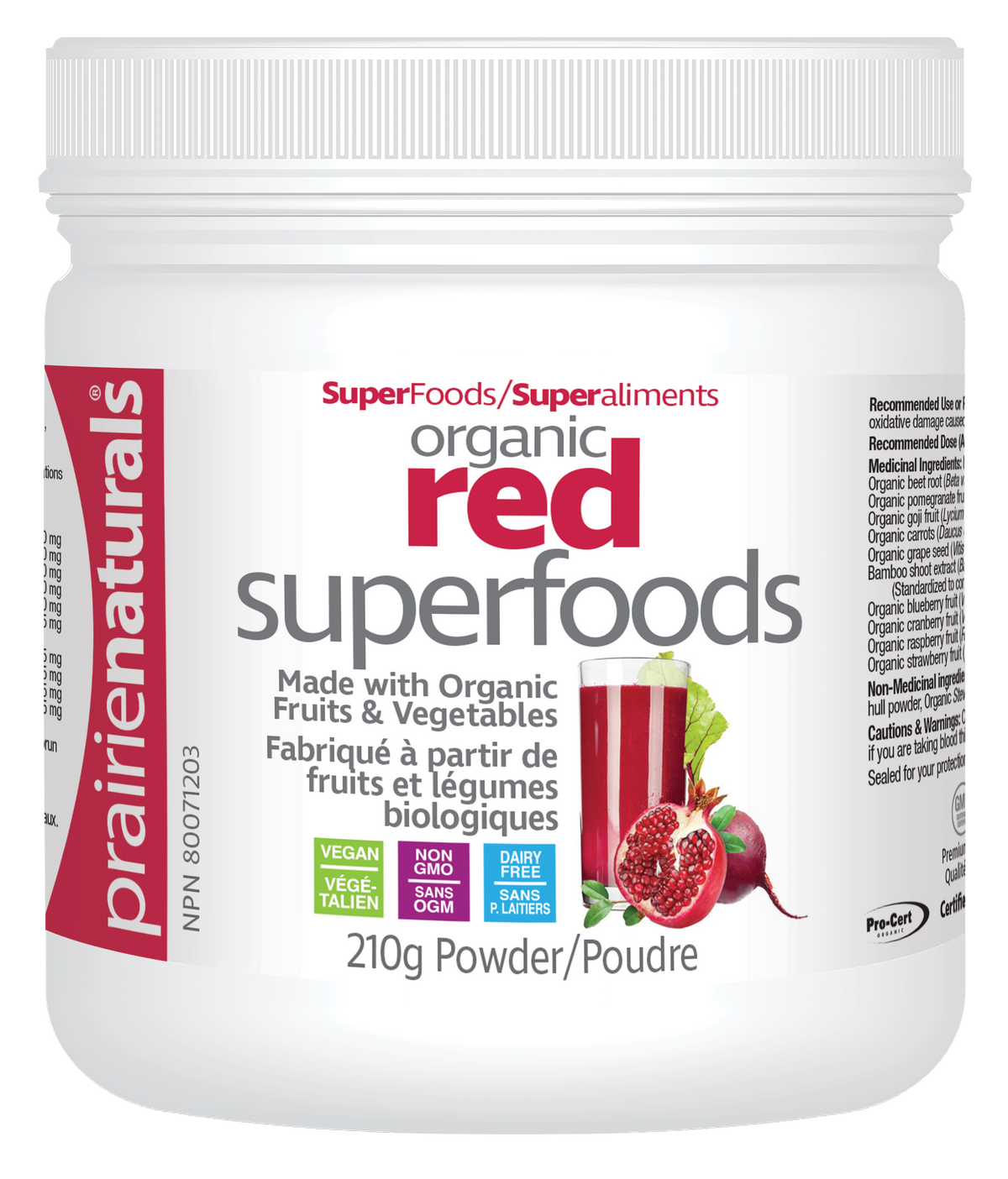 Organic Red Superfoods Powder