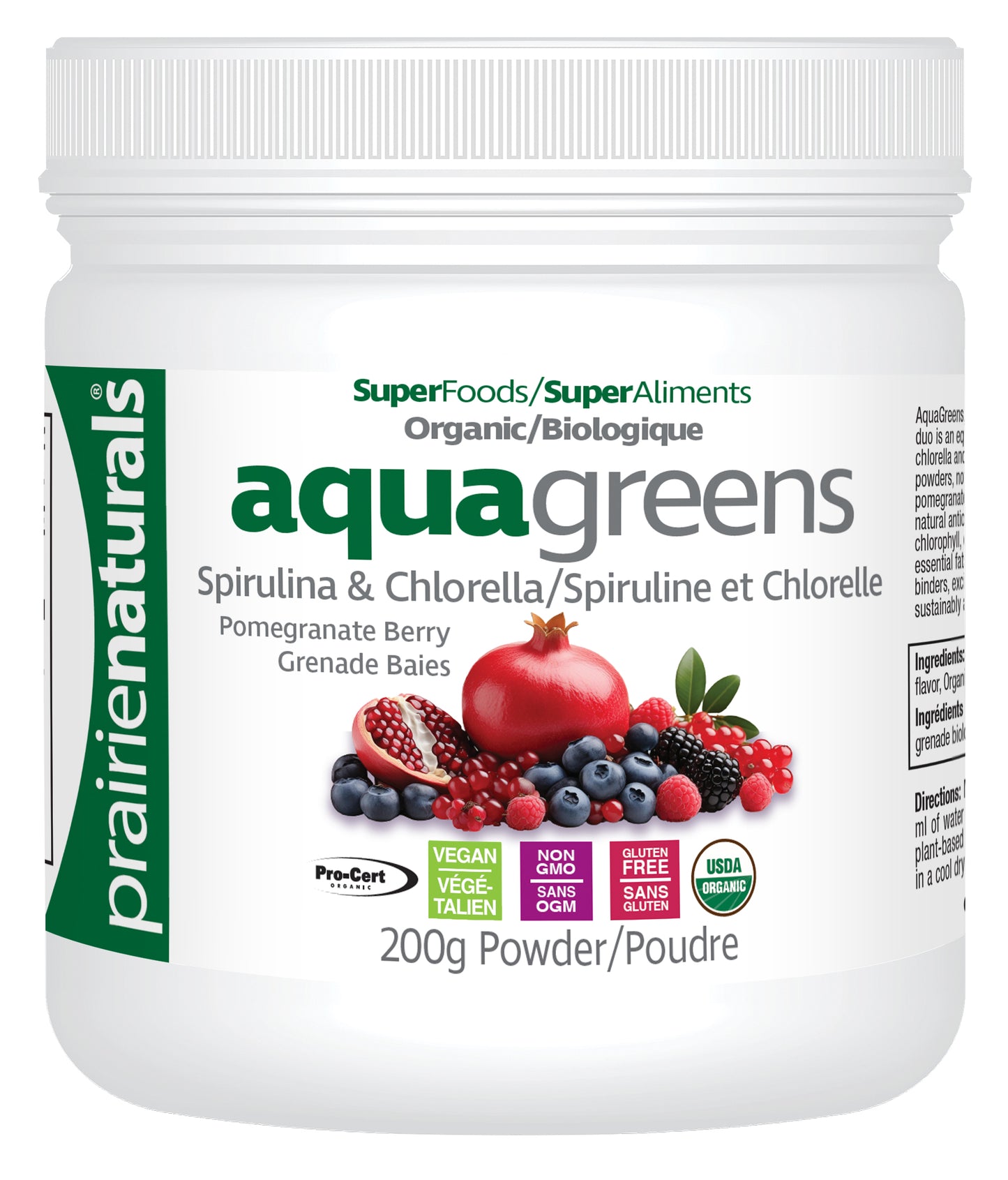 Organic Aqua Greens Powder