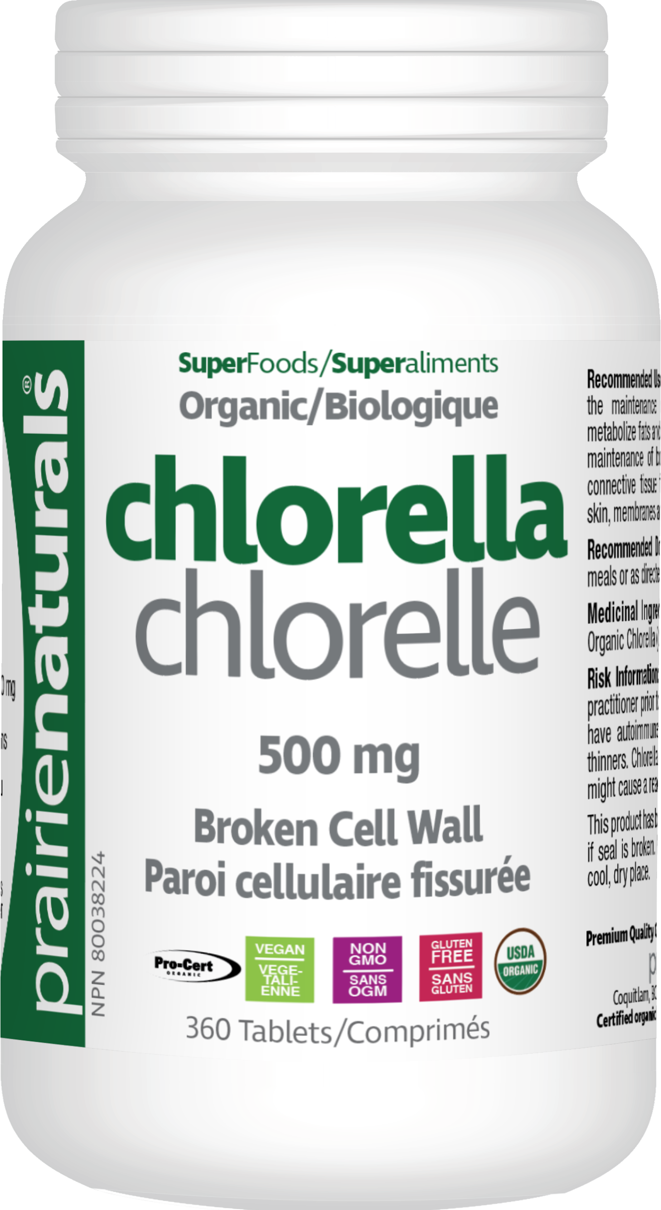 Organic Chlorella - Broken Cell Wall