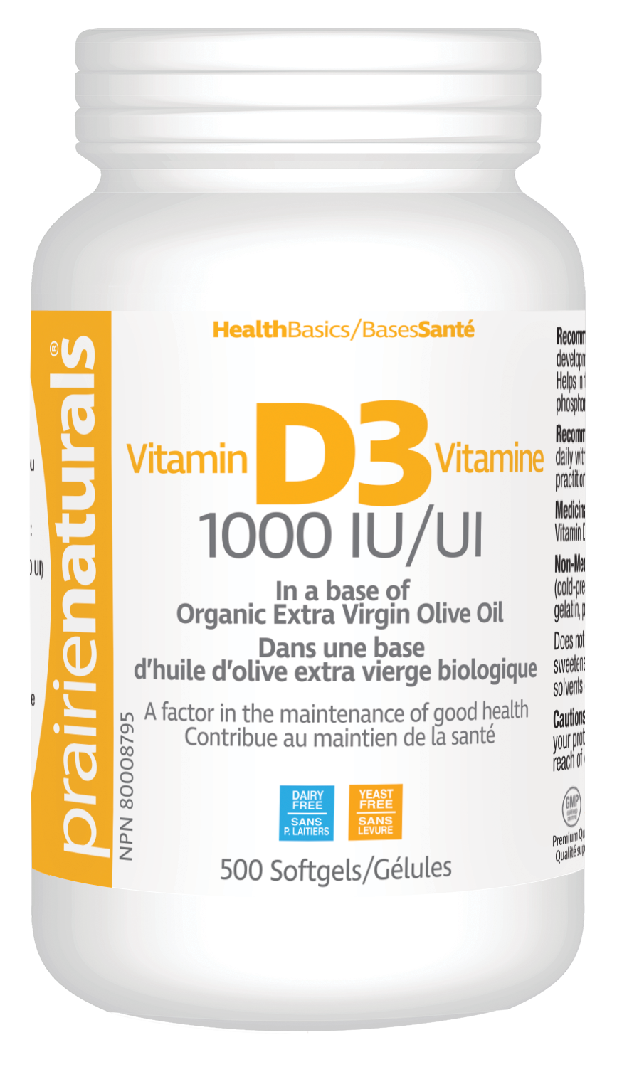 Vitamin D3 1000 IU softgels