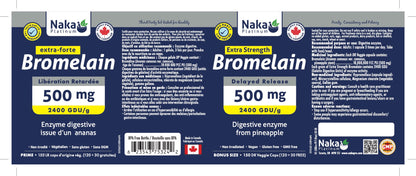 Naka Bromelain Extra Strength (150 vcaps)