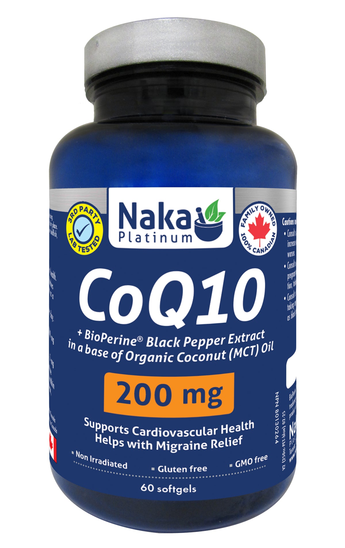 Naka Coenzyme Q10 (60 softgels)