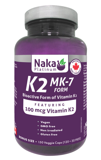 Naka K2 MK-7 Form (150 vcaps)