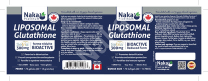 Naka Liposomal Glutathione (75 softgels)