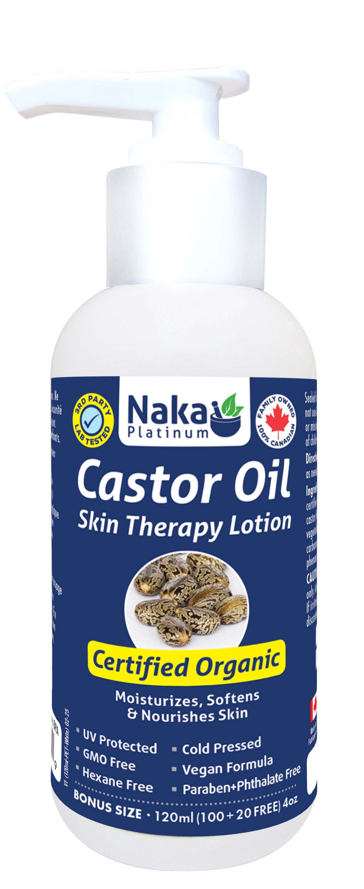 Naka Castor Oil Lotion (120ml)