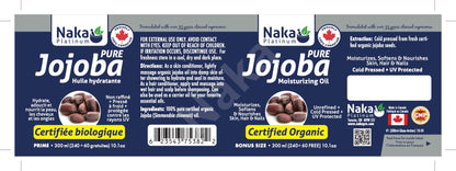 Naka Organic Jojoba Moisturizing Oil (300 ml)