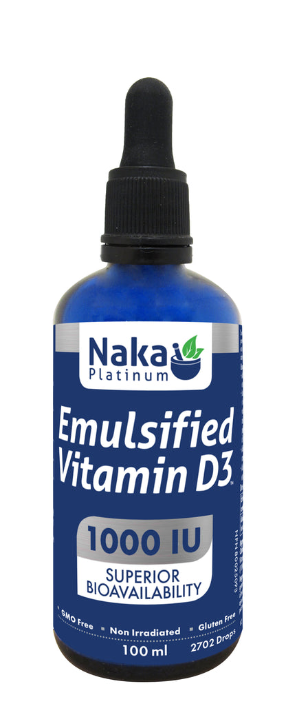 Naka Emulsified Vitamin D Drops (100ml)