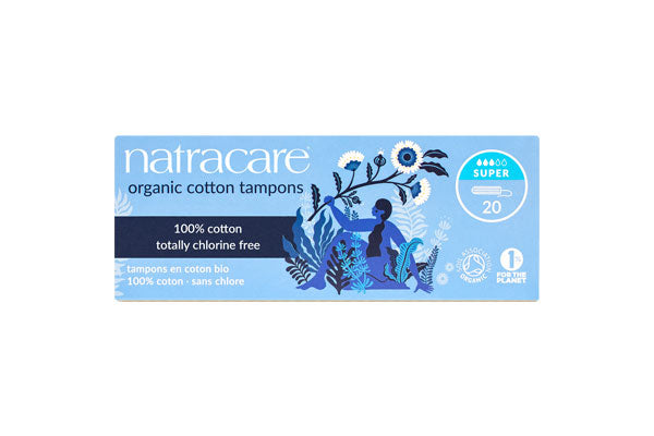Super Non-Applicator Organic Cotton Tampons