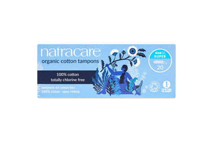 Super Non-Applicator Organic Cotton Tampons
