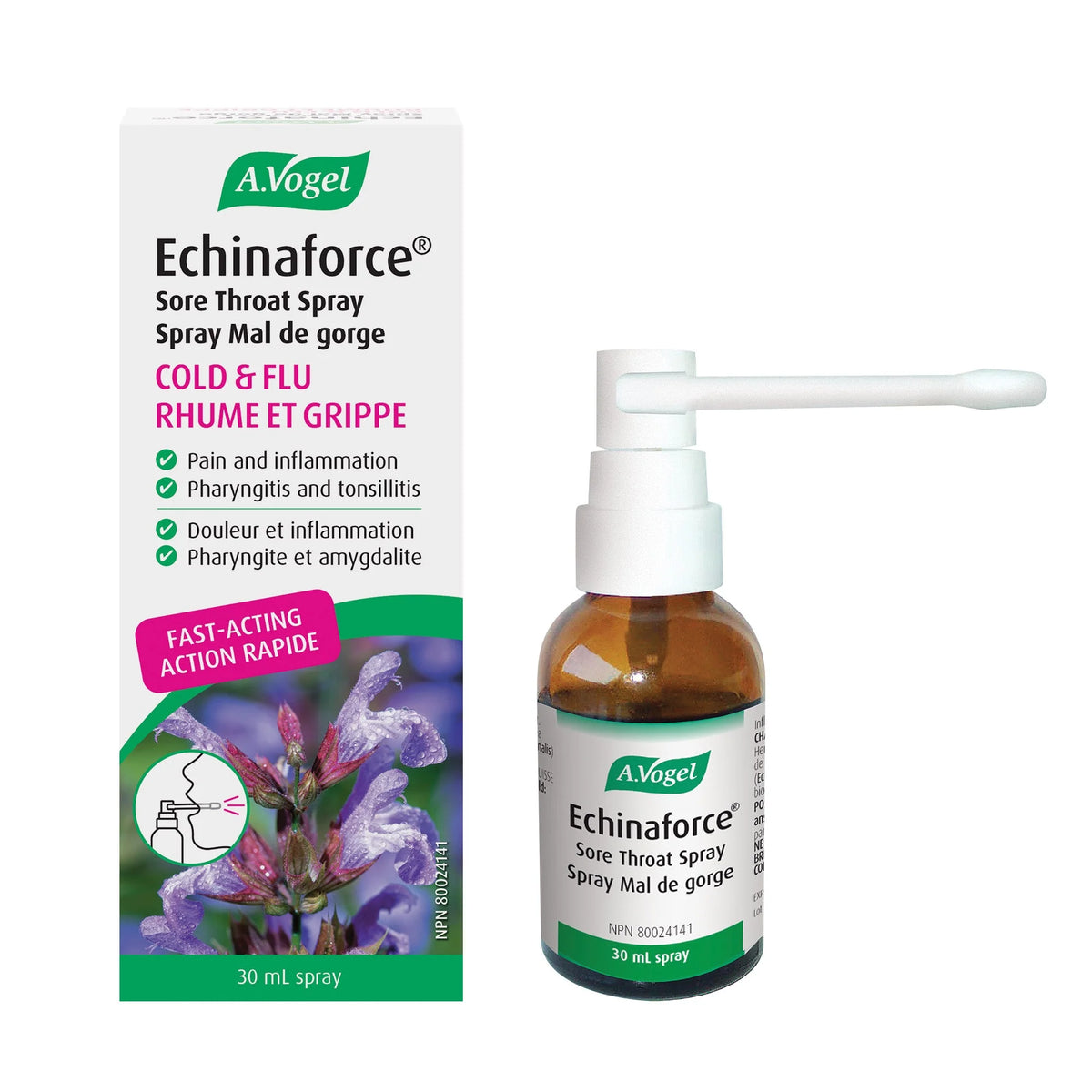 Echinaforce Sore Throat Spray Fast Acting Relief