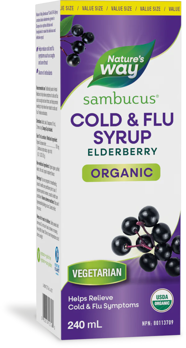Sambucus Cold and Flu Care Syrup