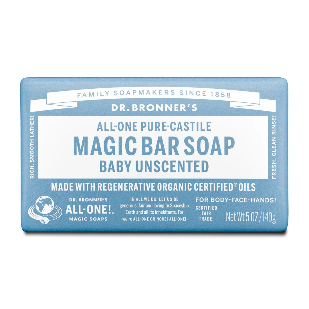 Unscented Pure-Castile Magic Bar Soap