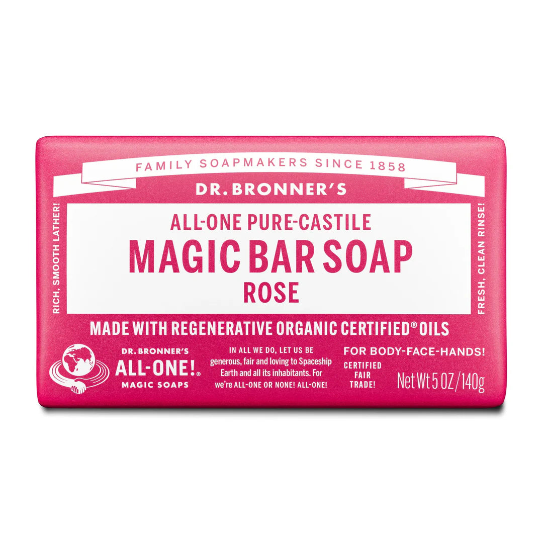 Rose Pure-Castile Magic Bar Soap