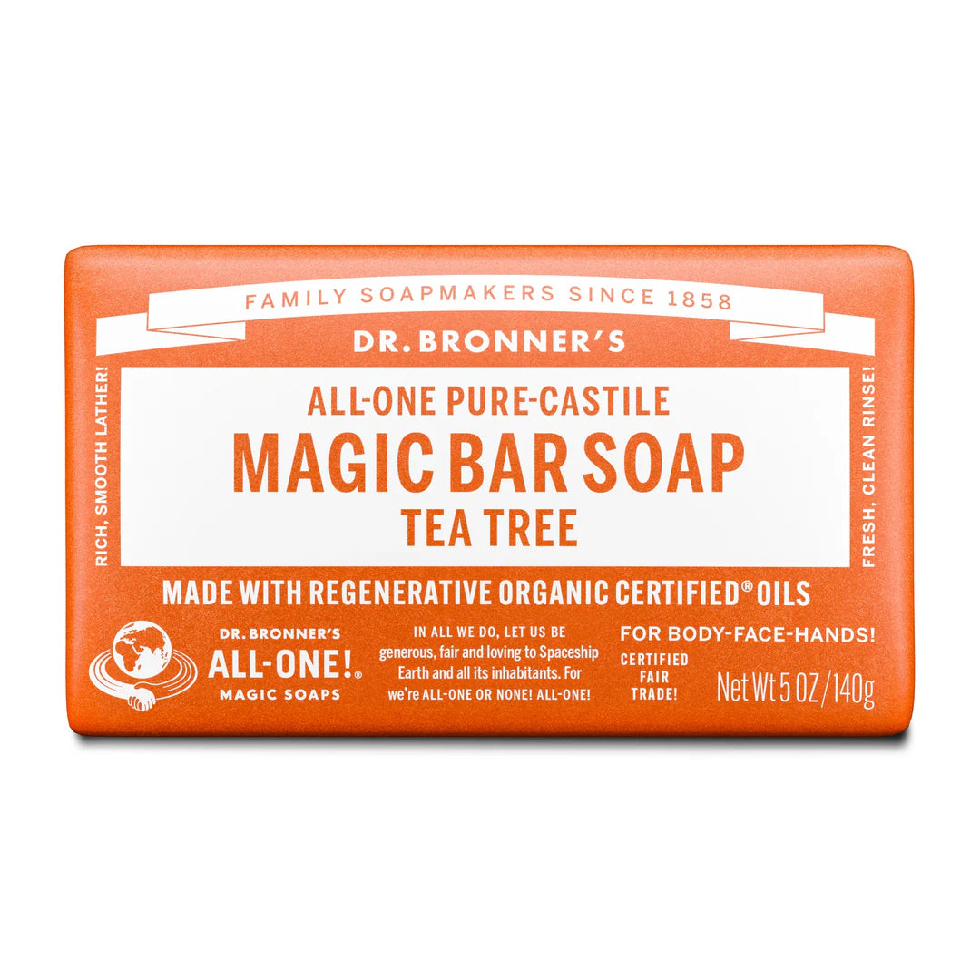 Tea Tree Pure-Castile Magic Bar Soap