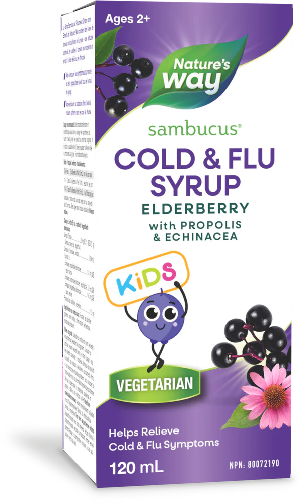 Kids Sambucus Cold and Flu Care Syrup