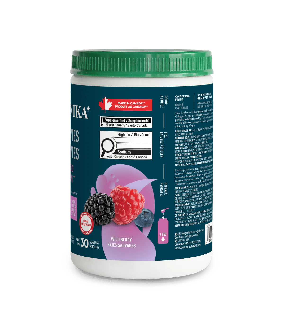 Electrolytes + Enhanced Collagen - Wild Berry
