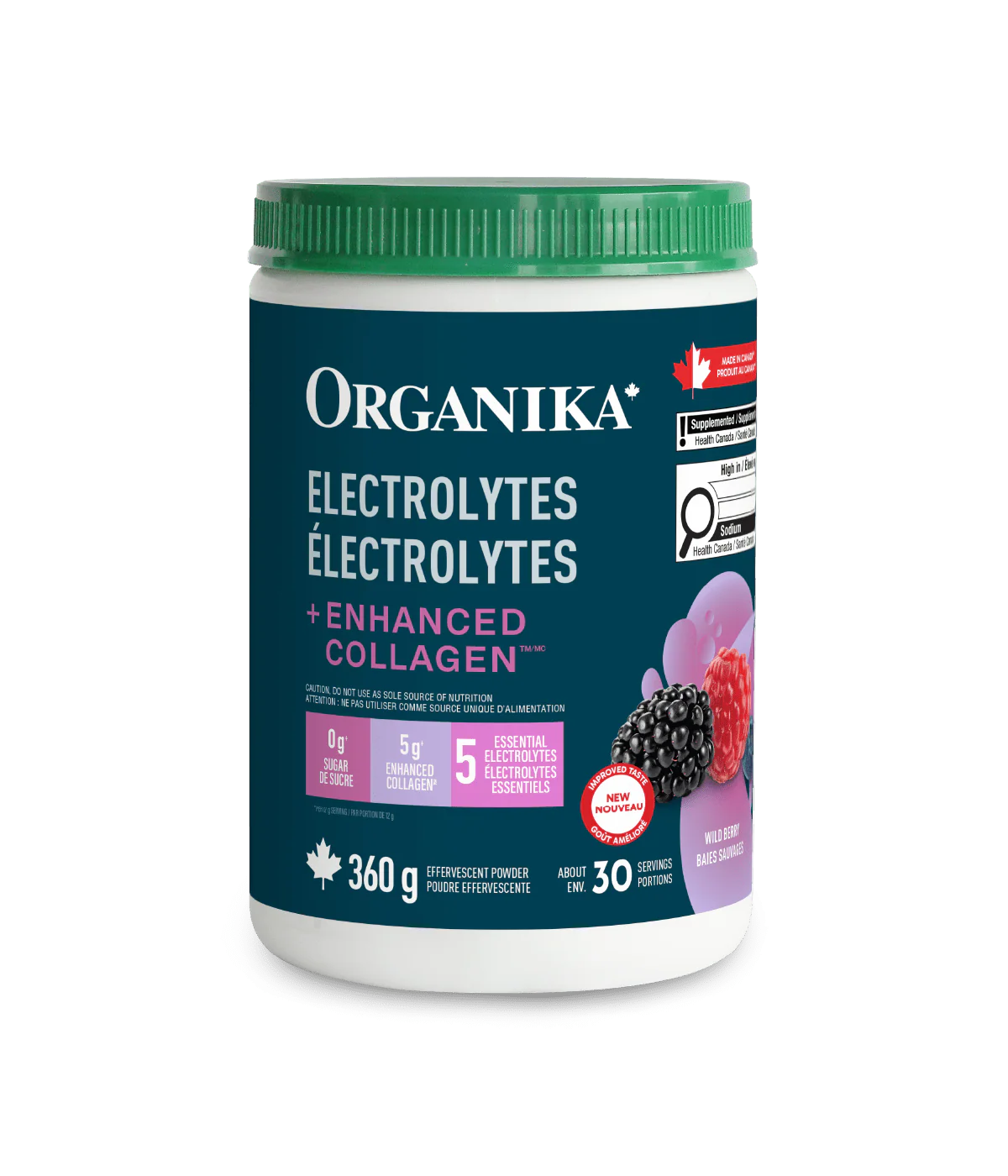 Electrolytes + Enhanced Collagen - Wild Berry