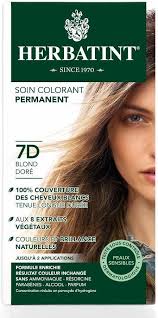 Permanent Hair Color Gel 7D Golden Blonde