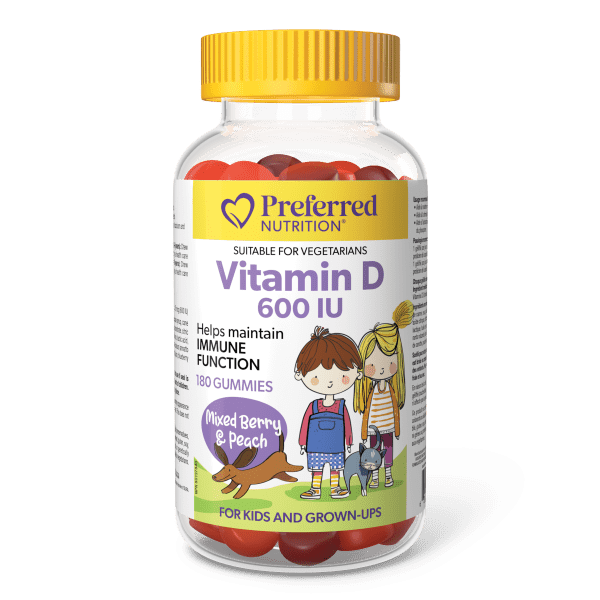 Vitamin D 600 IU Gummies for Kids